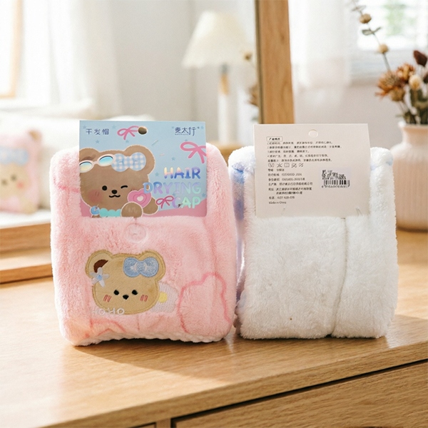 G-253 Milk Taste Bear Sombrero de Pelo Seco 5