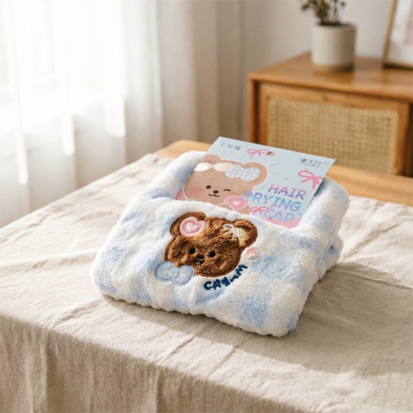 G-253 Milk Taste Bear Sombrero de Pelo Seco 6