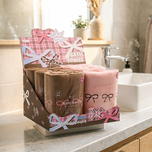 YJ-785 Toalla de Baño de Corazón Dulce Choco 3