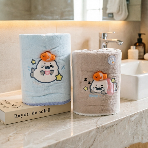 YJ-781 Pequeña Toalla de Baño de Foca 5