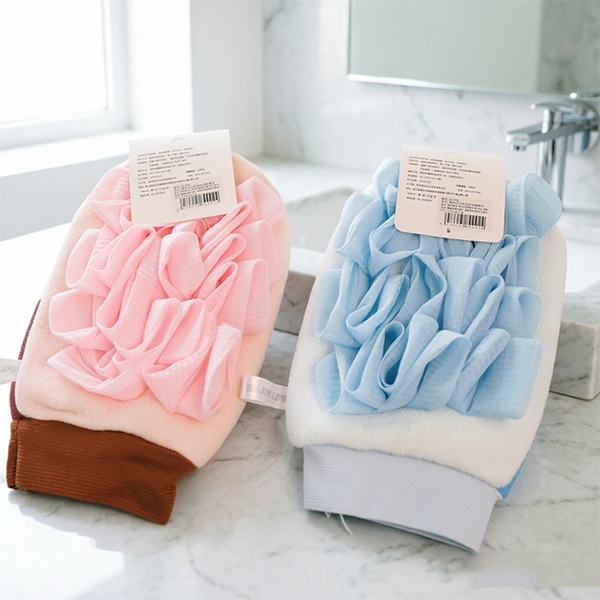 CZ-976 Coreana TATA Bath Flower Rubbing Towel 4