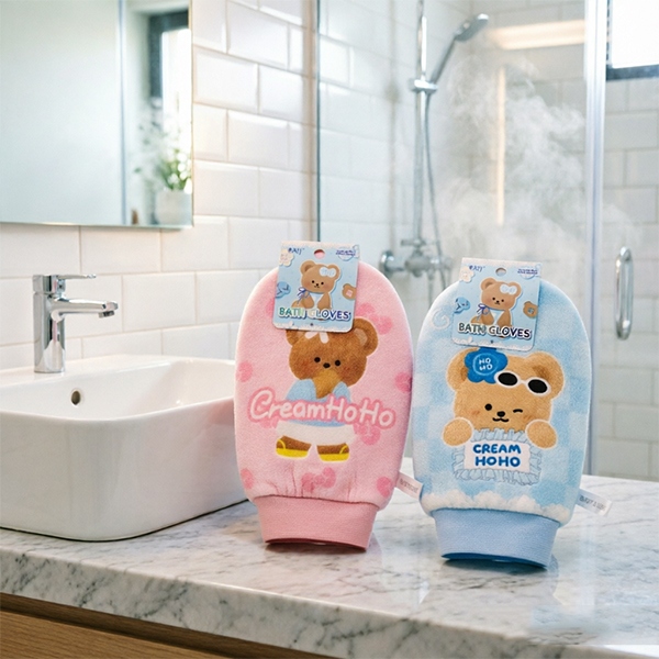 CZ-979 Milk Taste Bear Bath Flower Bath Towel 3