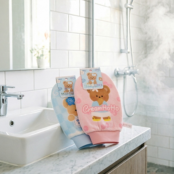 CZ-979 Milk Taste Bear Bath Flower Bath Towel 5
