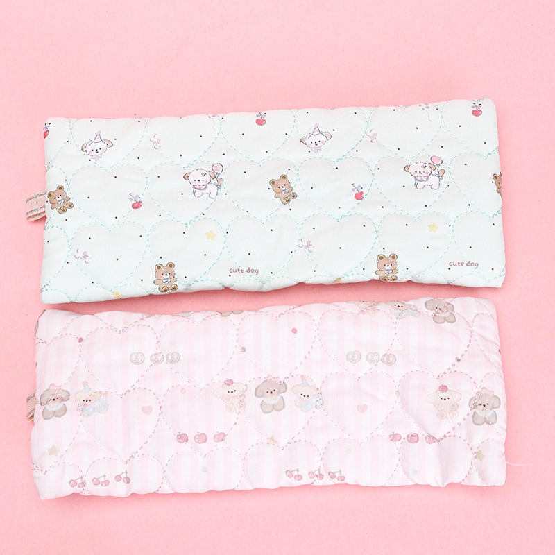 Soft Cute Cartoon Stitching Bolsa de Lápiz 3