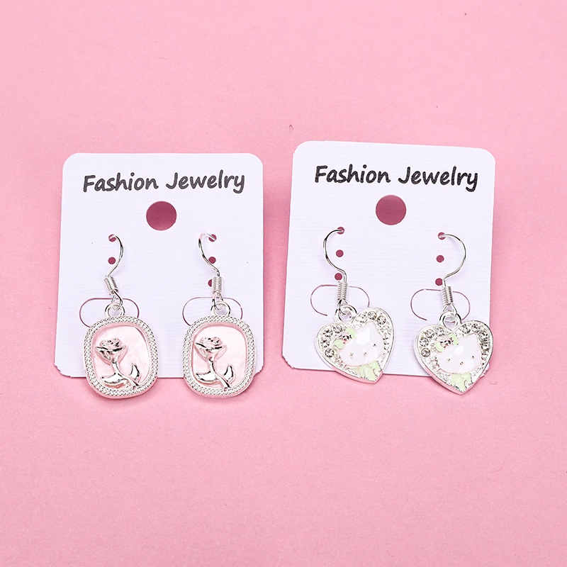 Pendientes de Modelado de Diamantes de Punta Larga (Aleatorio) 4