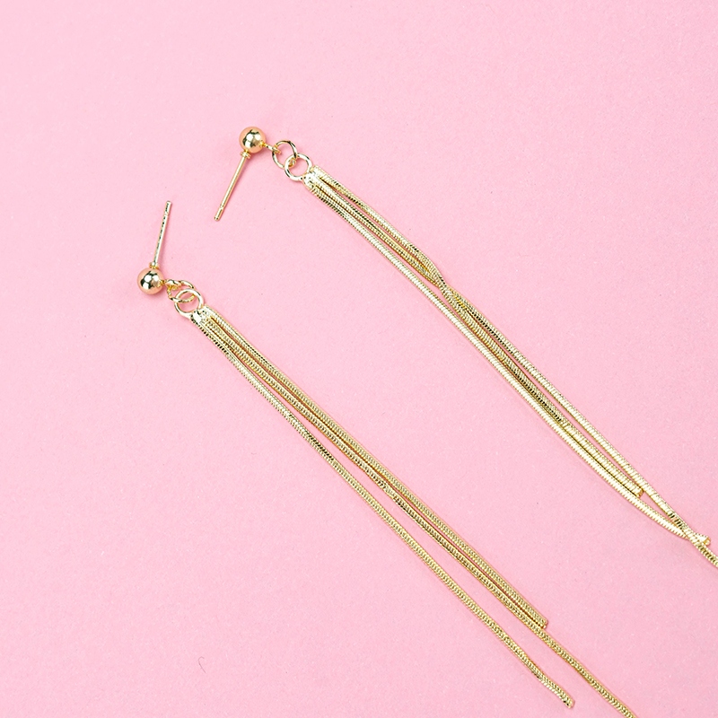 Pendientes Largos de Tassel 4