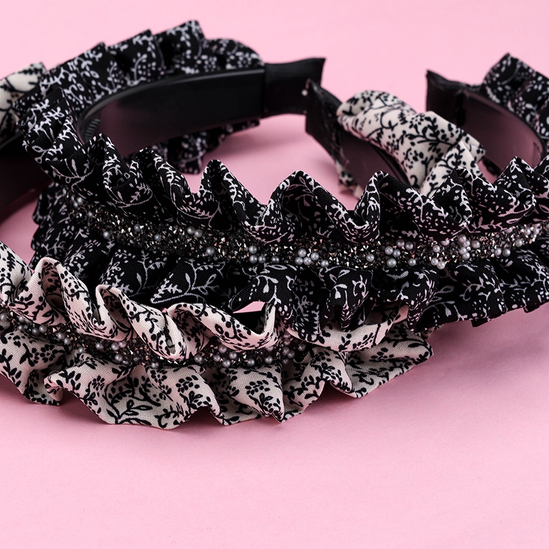 Cabeza de Encaje de Perla Rhinestone 3