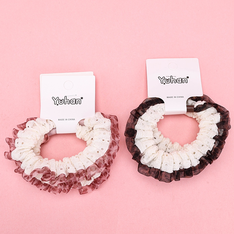 Cesta Pack Hollow Leopard Lace Pequeño Intestine Circle (2) 3