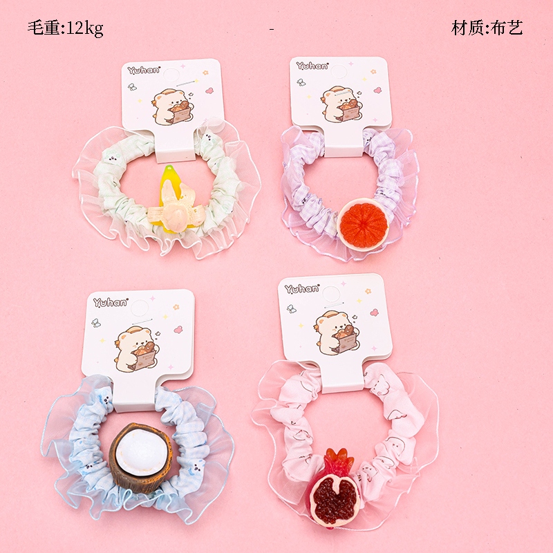 Cesta Accesorios de Fruta Encaje Pequeño Anillo de Intestino
