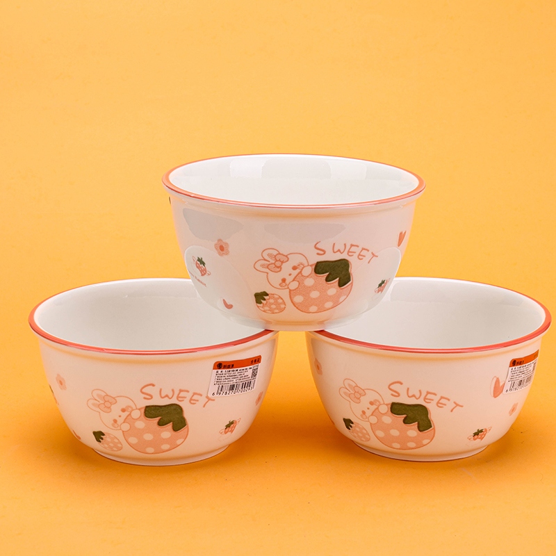 Mingxin 5,5 Pulgadas de Encanto Cuenco (Conejo) 3