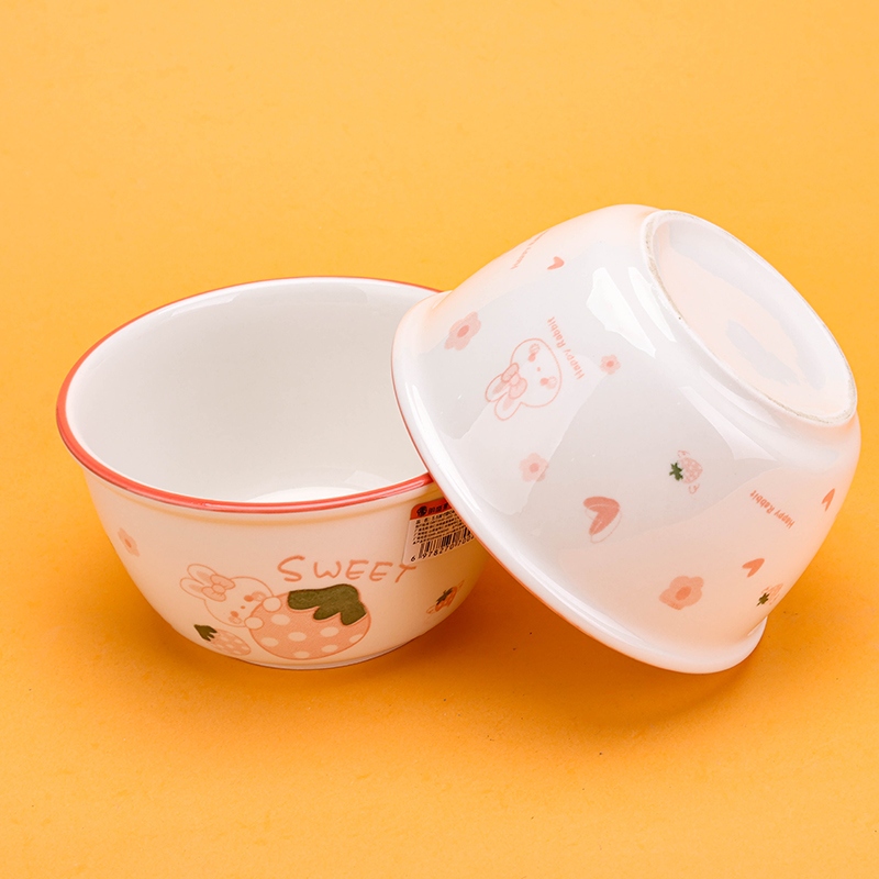 Mingxin 5,5 Pulgadas de Encanto Cuenco (Conejo) 4