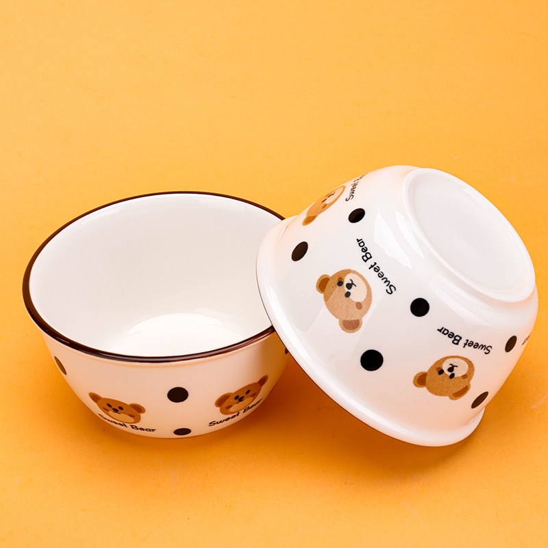 Mingxin 5,5 Pulgadas de Taza de Amor (Oso de Punto de Onda) 3