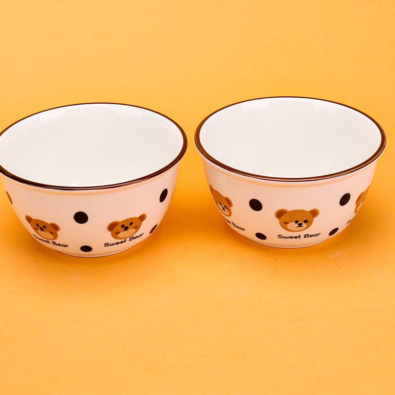Mingxin 5,5 Pulgadas de Taza de Amor (Oso de Punto de Onda) 4