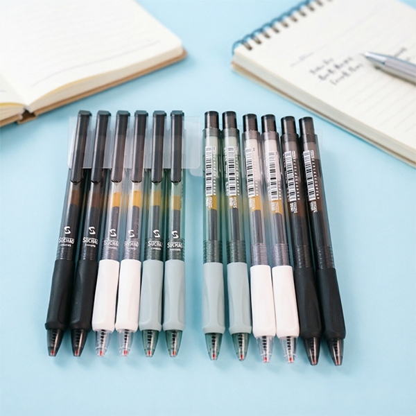 Pluma de Gel de 96359 (12 Negras) 4