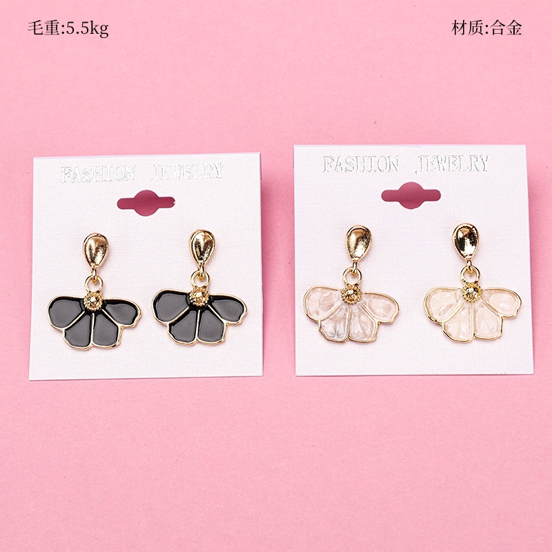 Pendientes de Flor de Gota de Aceite