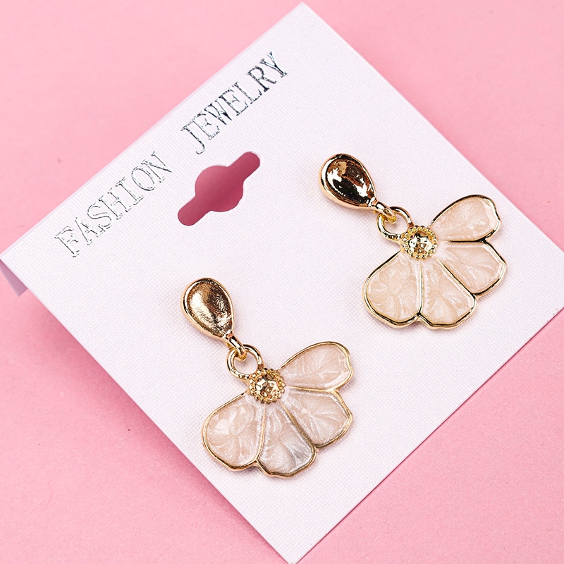 Pendientes de Flor de Gota de Aceite 4