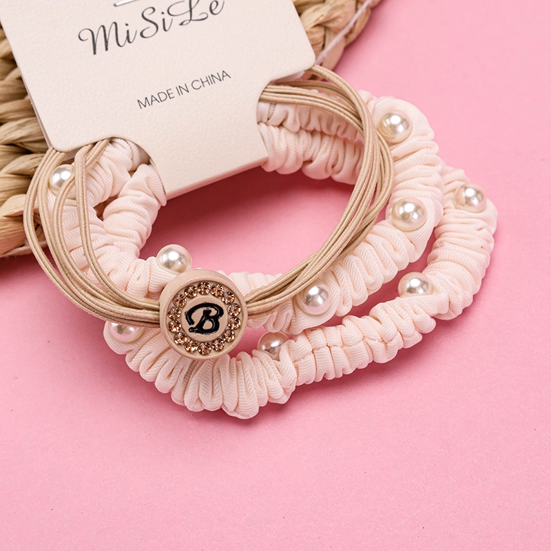 Color Rizado Redondo Diamante Accesorios Clav Bead Caucho Banda (1 1) 3