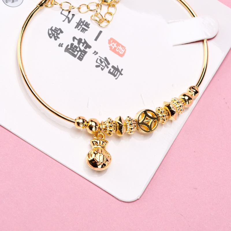 Pulsera Colgante de Oro 3