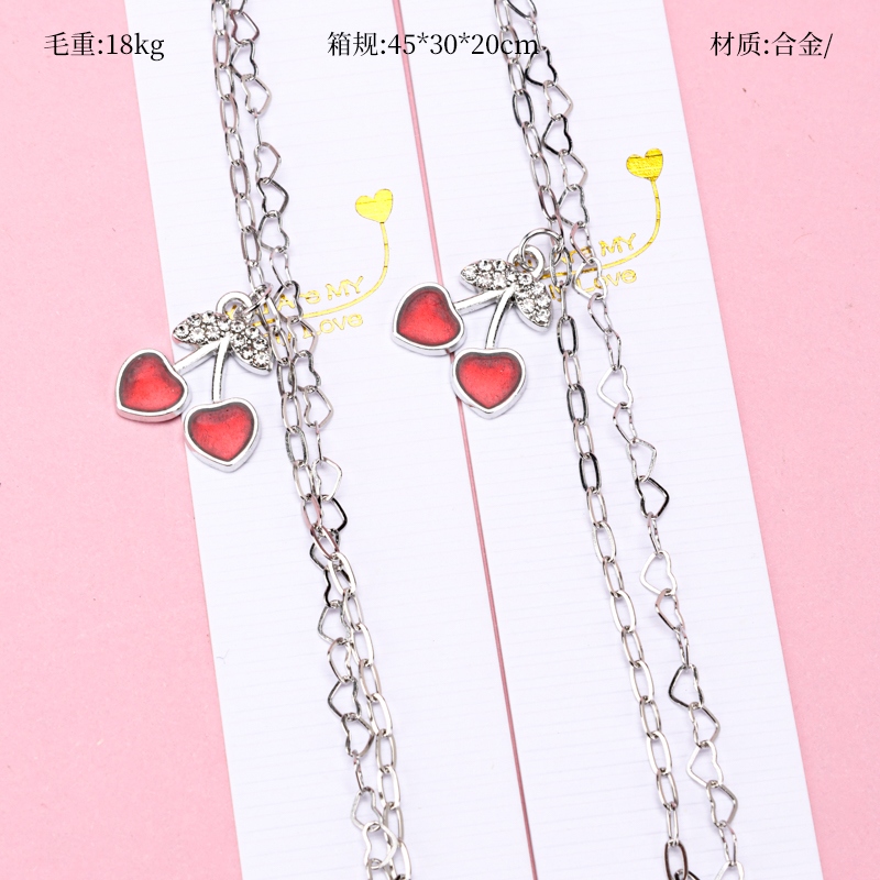 Pulsera de Cereza de Diamante Doble 2
