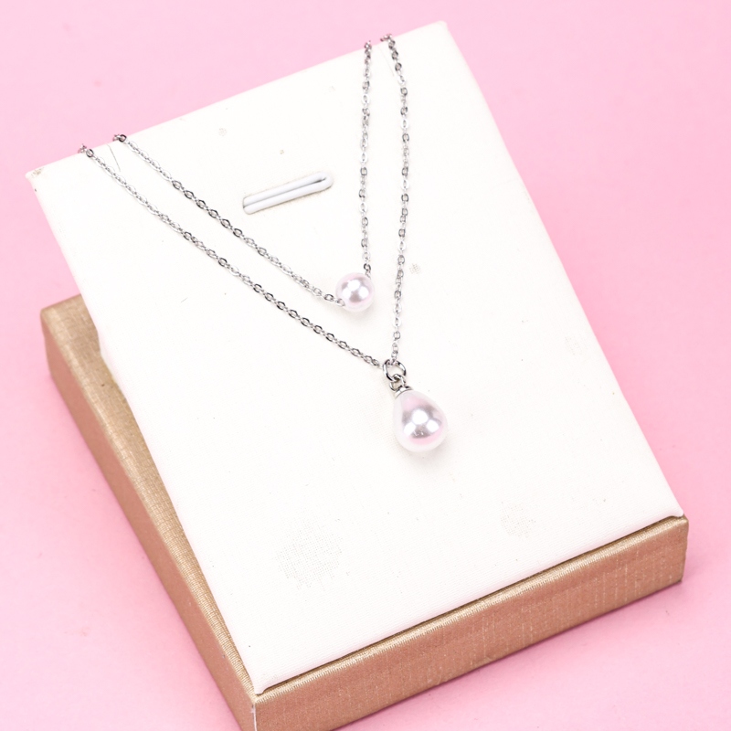 Collar de Perlas Dobles 4