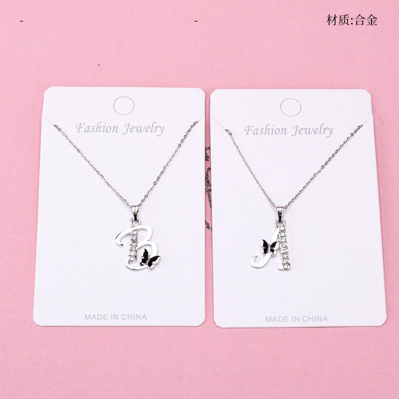 Diamante Carta Amor Collar 2