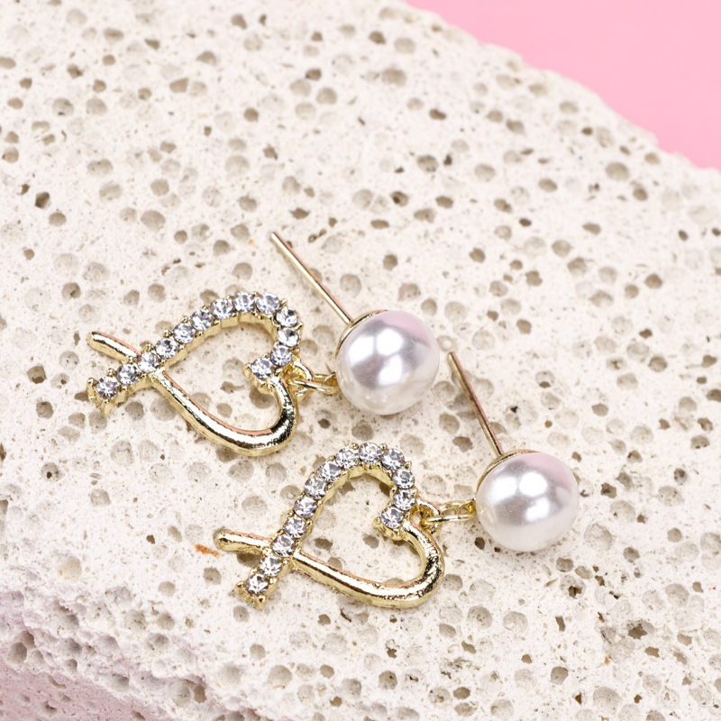 Pendientes de Perlas de Amor Hueco 4