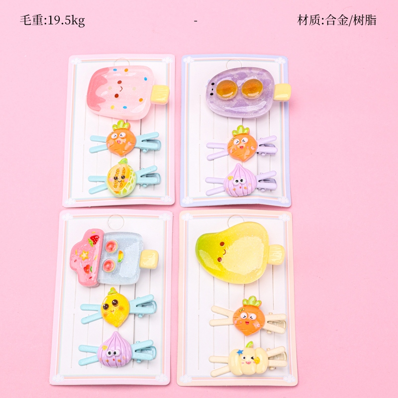 Caja de Accesorios de Helado de Fruta Combinación Clip de Pato 2