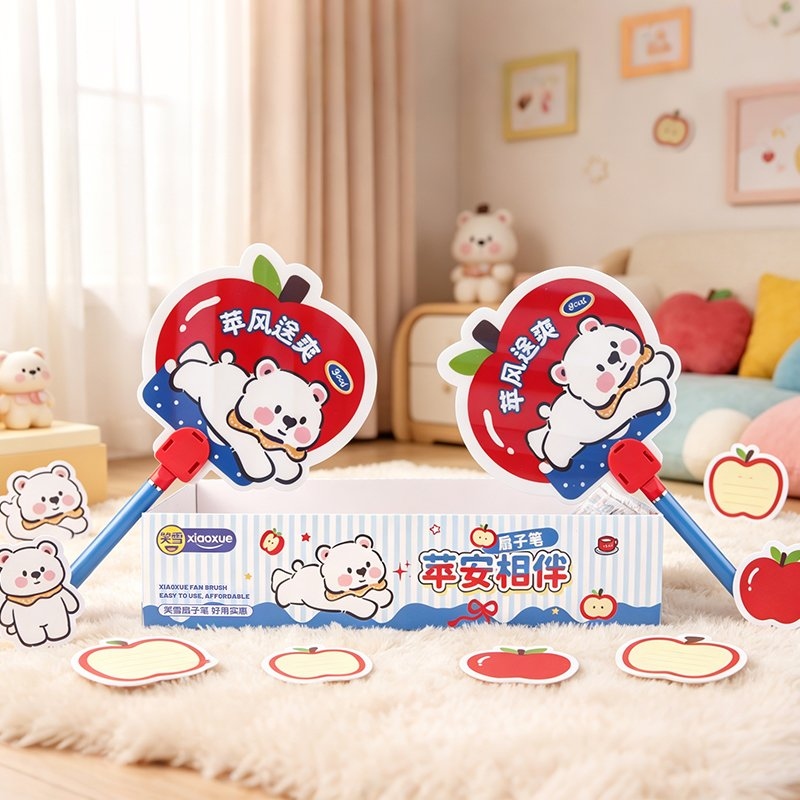 XX-6658 Apple Bear Fan Gel Pen