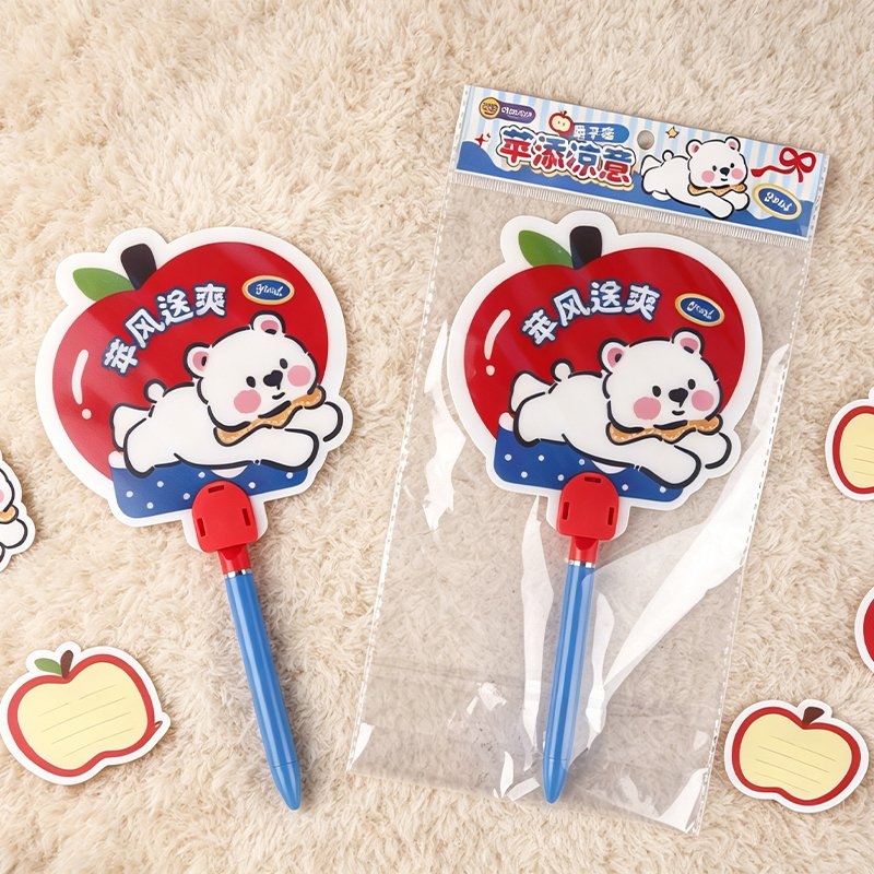 XX-6658 Apple Bear Fan Gel Pen 4