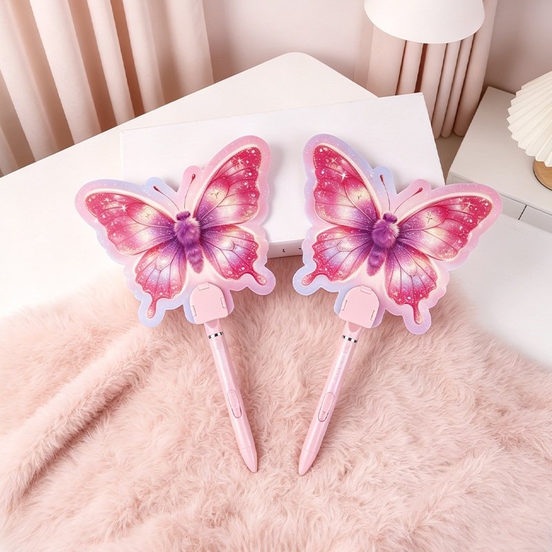 XX-6659 Magnífico Gel de Fan Mariposa Pluma 6