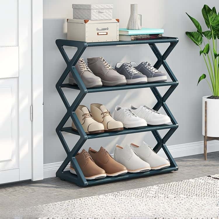 2509X Shoe Rack 4 Layers-green (Boxed) 2