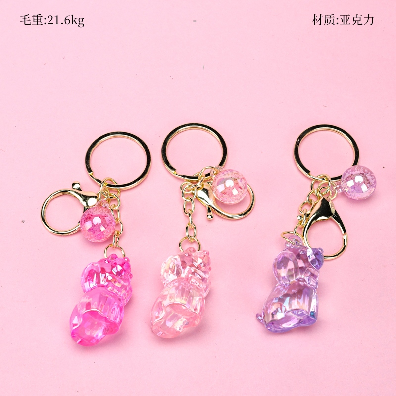 Colgante de Cristal de Cachorro Sentado