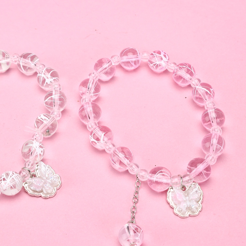 Pulsera de Cuentas de Rayas de Oro 3