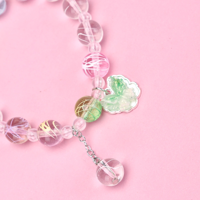 Pulsera de Cuentas de Rayas de Oro 4