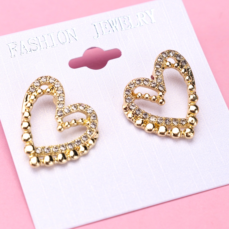 Pendientes de Amor Doble Microincrustados 3