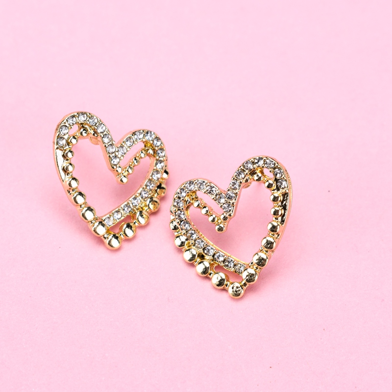 Pendientes de Amor Doble Microincrustados 4