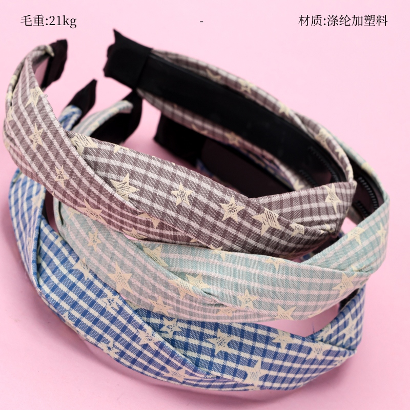 Cheque Impreso Braided Headbuckle