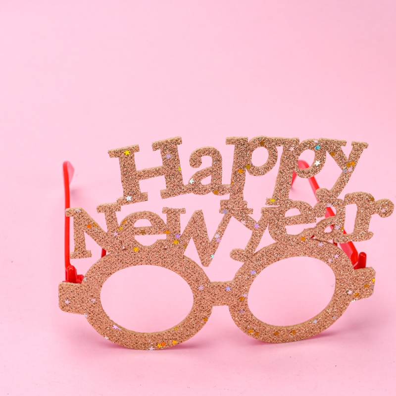 Feliz Navidad Gold Glasses 4