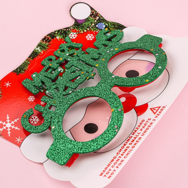 Feliz Navidad Gold Glasses 5