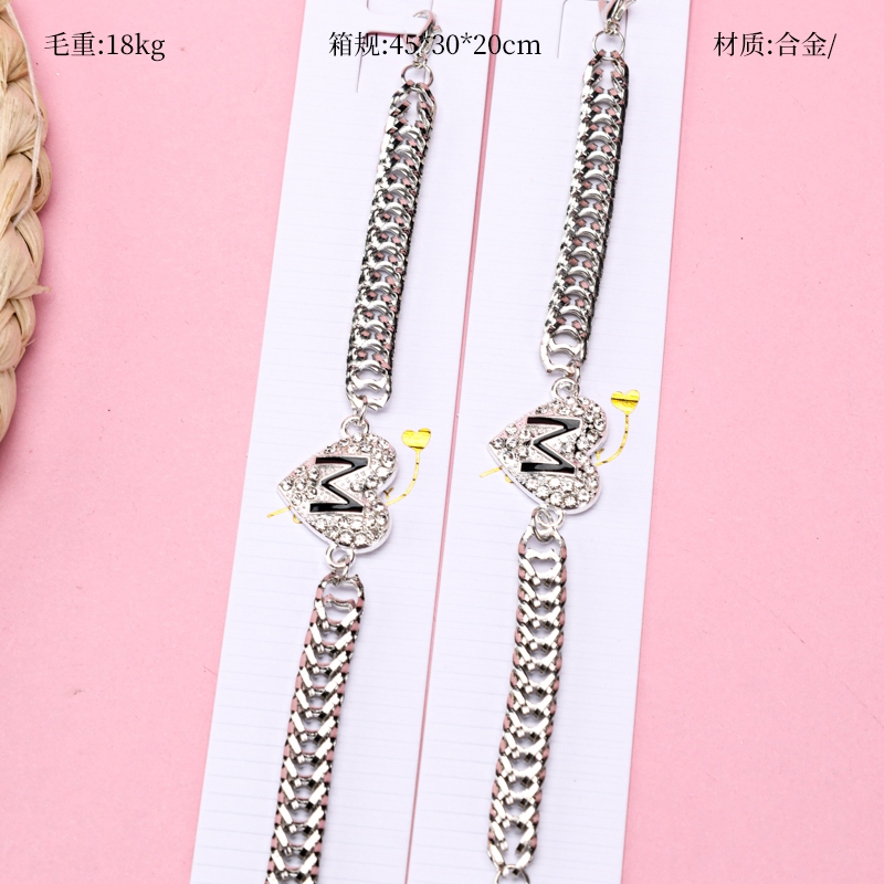 Pulsera de la Carta de Amor de Diamante