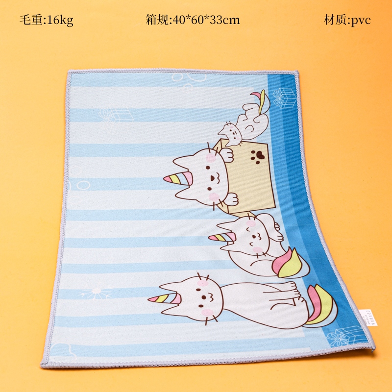 40*60 de Cristal Mixto Velvet Print Doormat 2