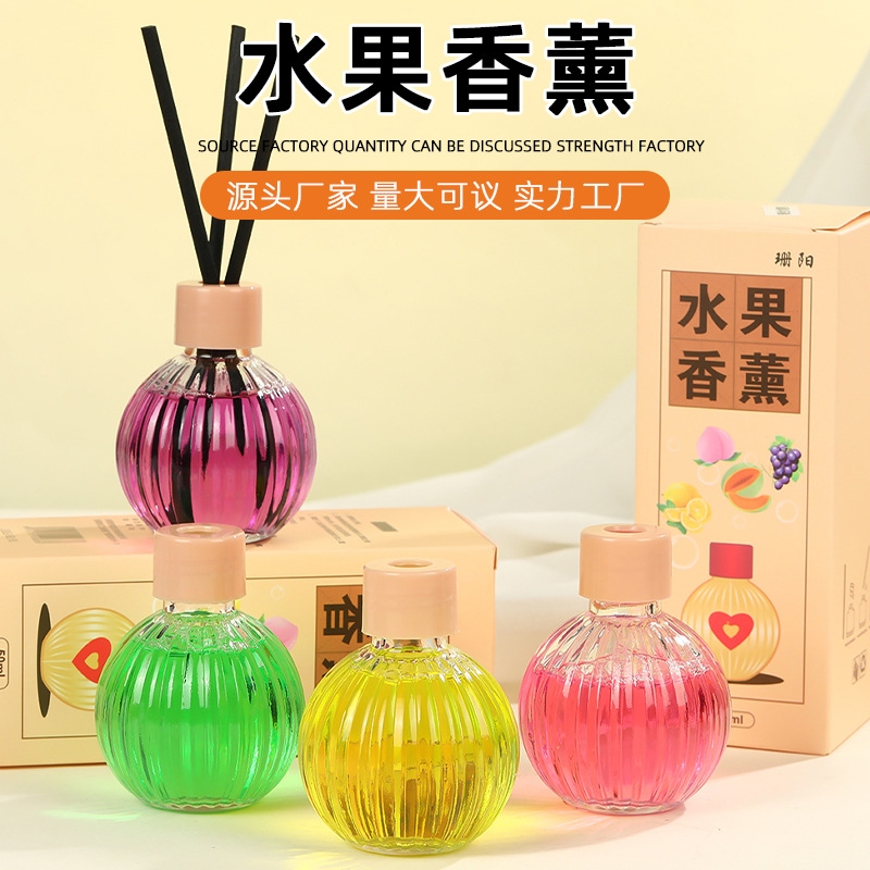 Pelo de Bola Sin Fuego Fruta Interior Coche Aromaterapia (60ml)