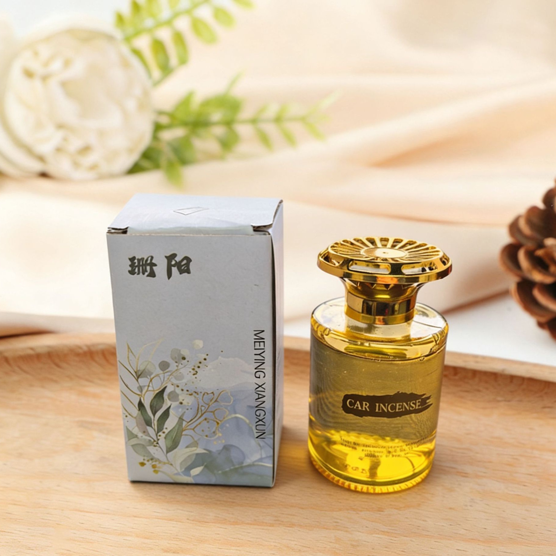 Pelo de Bola No Fuego Botella Encanto Mundo Interior Coche Aromaterapia (120ml) 4