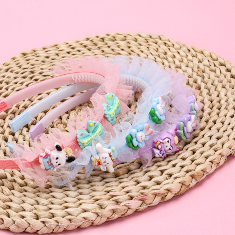 Tres Accesorios de Dibujos Animados Encaje la Hebilla Cabeza de los Niños 4