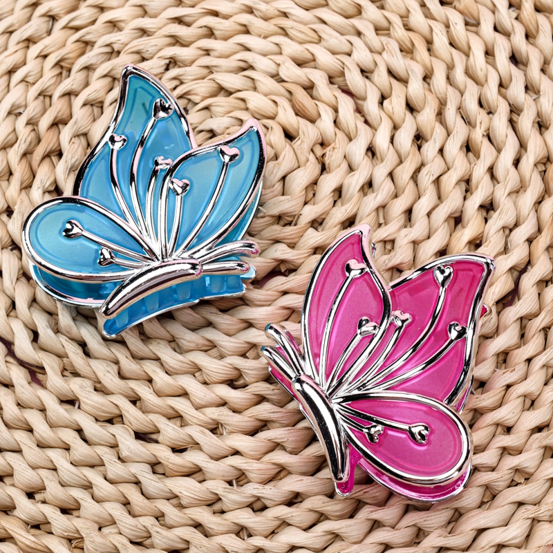 Gradient Rose Butterfly Middle Claw 3