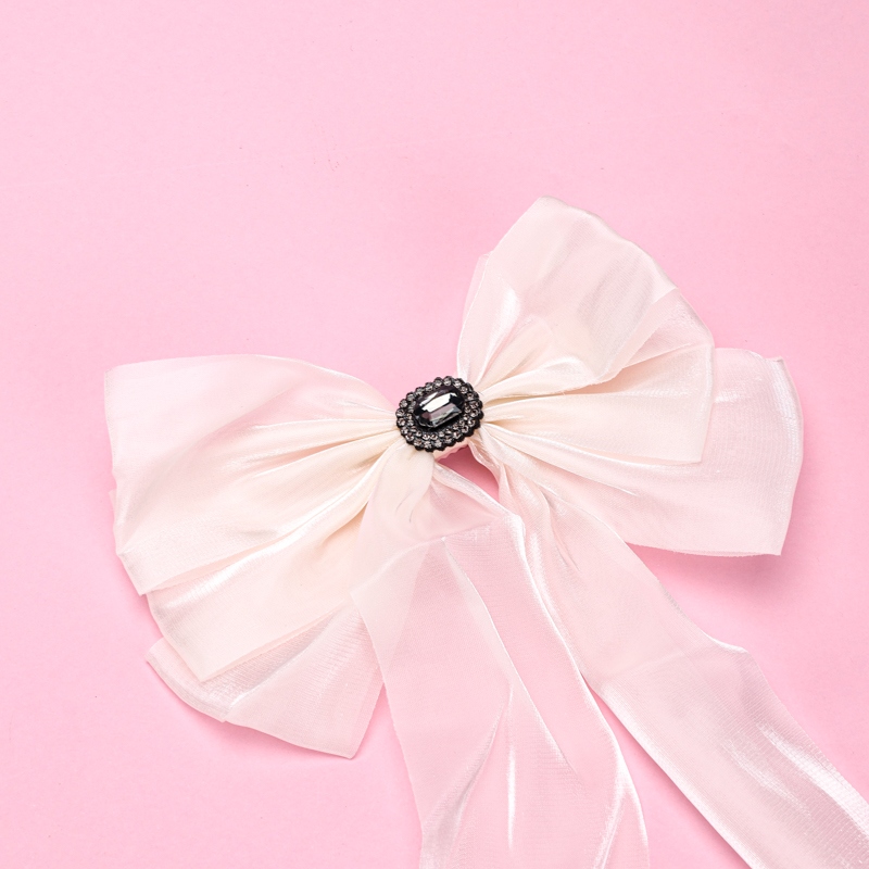 Accesorios de Zircon Ribbon Bow Duck Clip 4