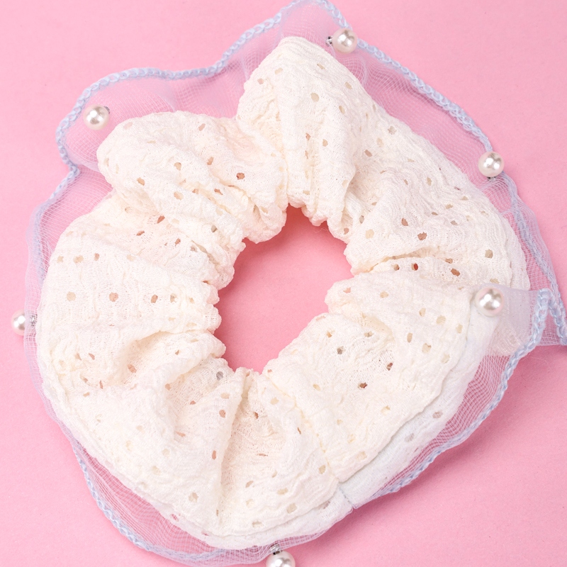 Yarn Edge Beaded Hollow Colon Ring 4