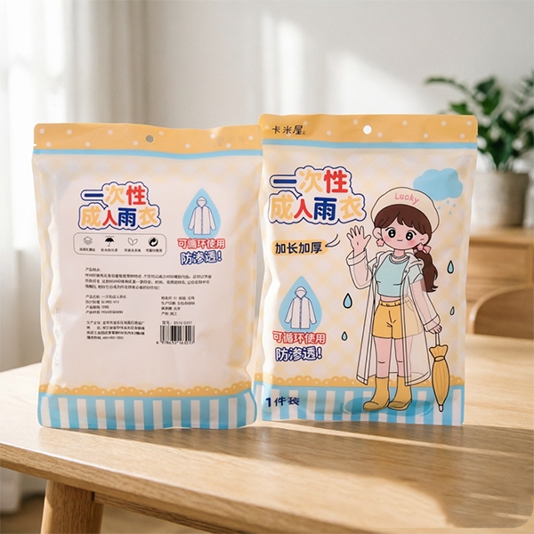 D301 Chica de Moda Desechable Adulto Impermeable 4