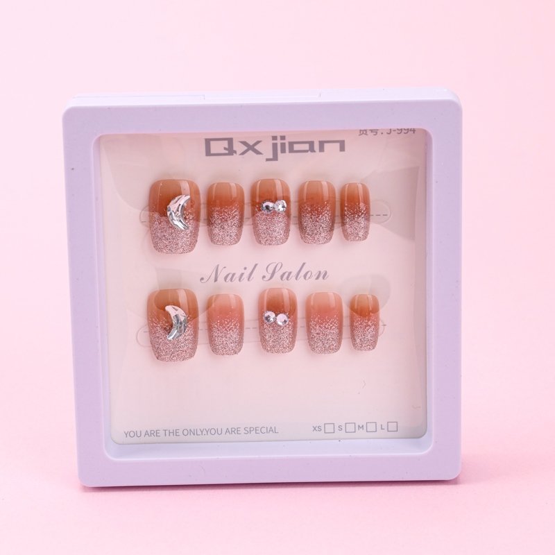 994 Glitter Uñas Falsas Multi-drill (Cuadra) 3