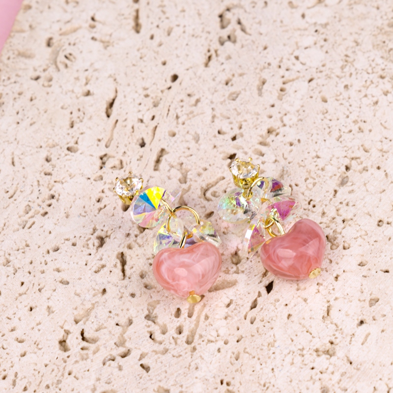 Pendientes de Piedras Preciosas de Color Largo 4